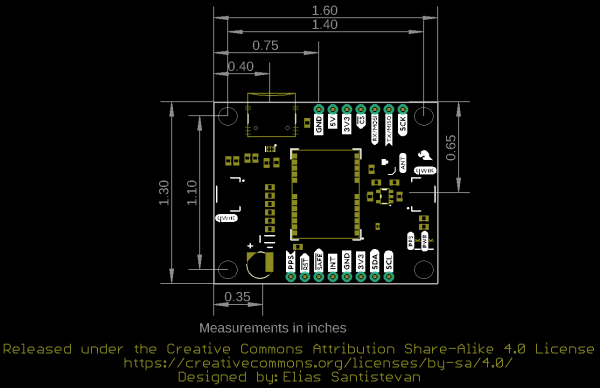 Board Dimension for u.FL Version