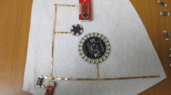 Ground trace layout