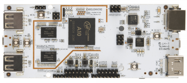 The pcDuino board