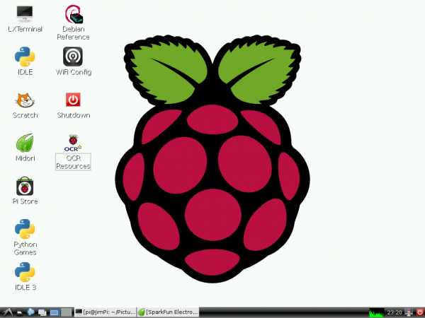 Raspbian desktop