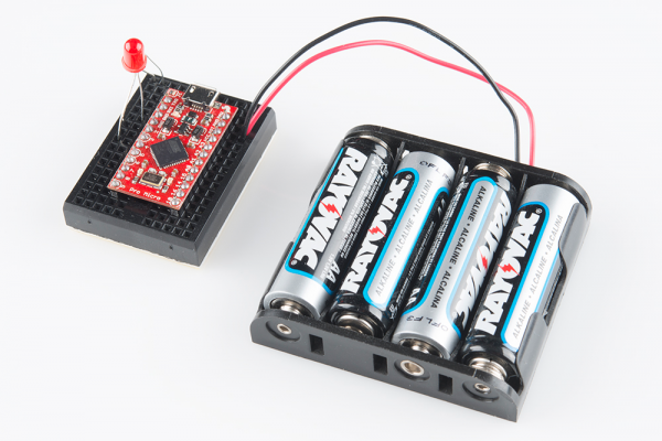 Pro Micro on Batteries