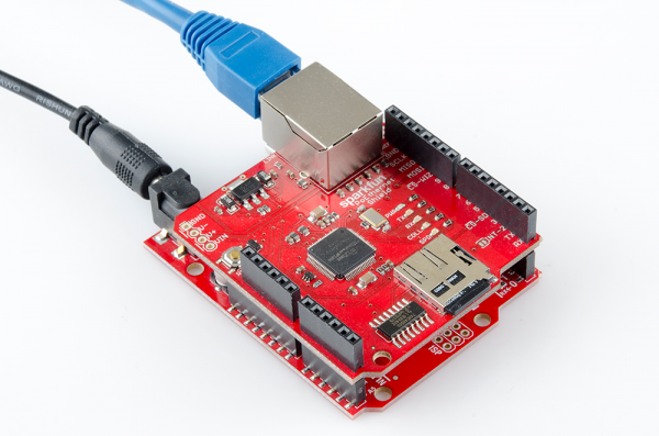 Ethernet Shield on RedBoard