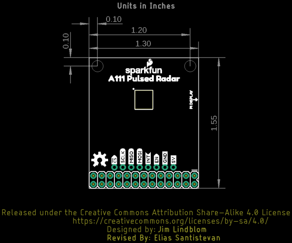 v1.0 Board Dimensions