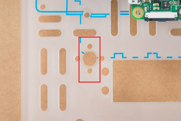 Servo footprint on RVR cover plate