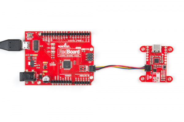 redboard qwiic with power delivery board