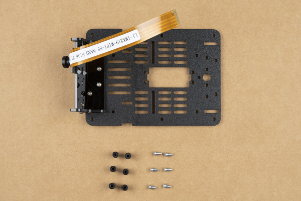 Showing the standoff loosely connected to top mounting plate