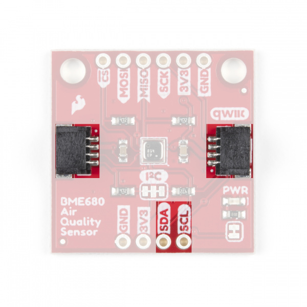 BME680 Qwiic and I2C Interface Highlighted