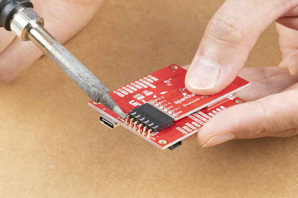 Soldering Headers to u.FL Breakout v1.1 Correction Port