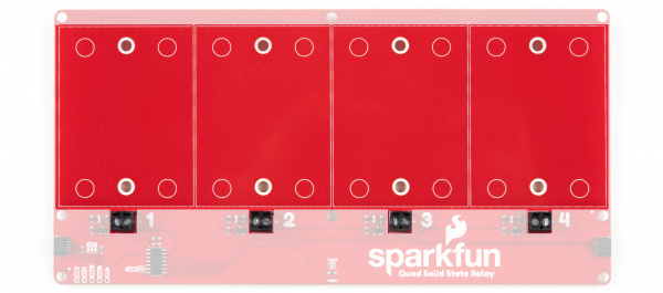 Highlighting relay spaces and screw terminal blocks