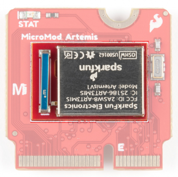 Artemis Module on the MicroMod Artemis Processor Board