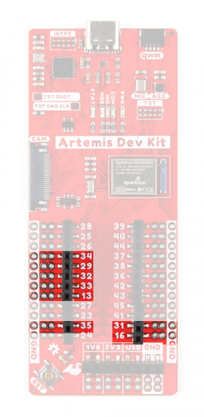 Annotated image of analog inputs