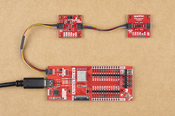 qwiic devices connected