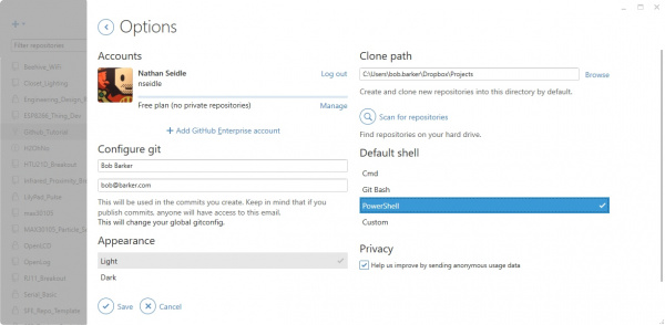 Local Path where Repo is Cloned