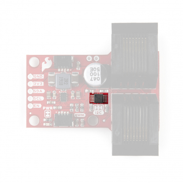 Photo of QwiicBus MidPoint highlighting PCA9615