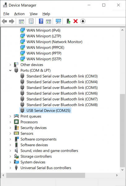 SAMD51 in Windows Device Manager