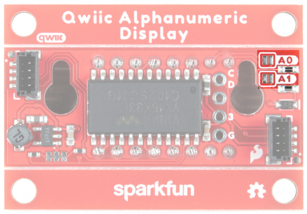 A0 and A1 jumpers are on the far right of the back of the board