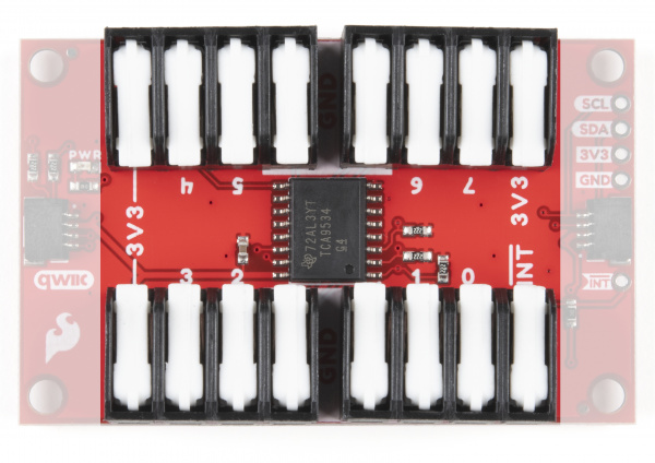 Photo highlighting latch terminals.