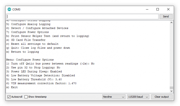 Configure Power Options