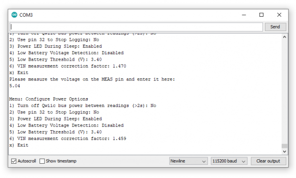 Configure Power MEAS