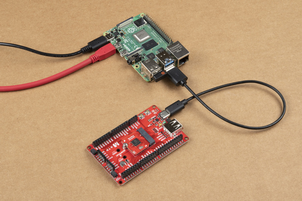 Raspberry Pi Used to Program The MicroMod RP2040