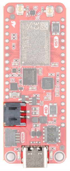 Both the USB C and the LiPoly jack are highlighted