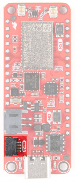 Qwiic port is highlighted