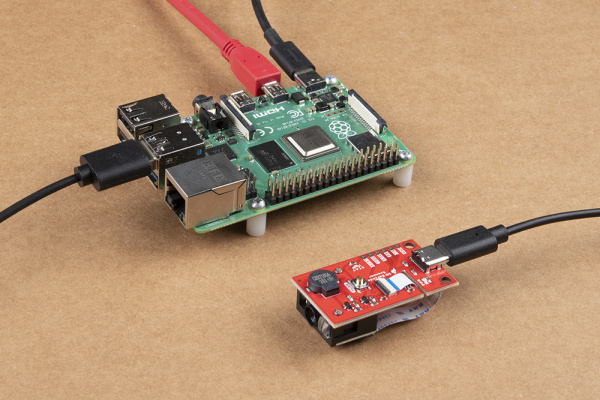 Completed USB Assembly with Raspberry Pi