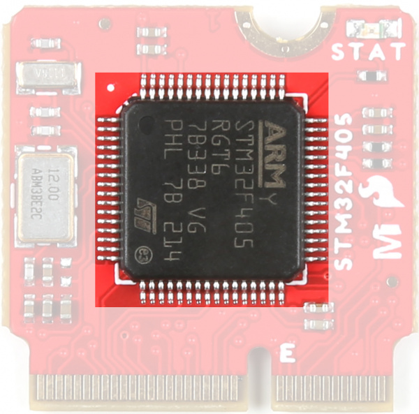 STM32 Arm Cortex is Highlighted