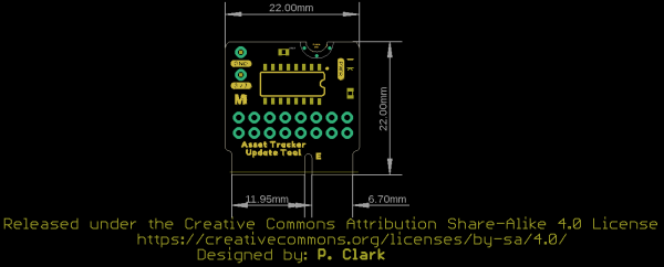 MicroMod Update Tool Board Dimensions