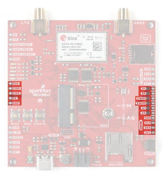 Photo highlighting the GPIO PTH header.