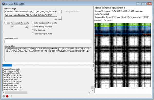 Loading new firmware