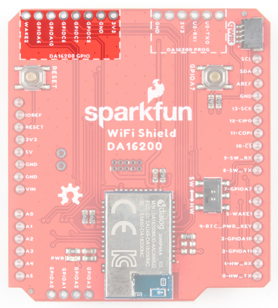 DA16200 specific GPIO