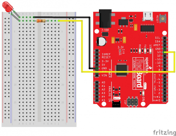 Circuit 1 Fritzing diagram