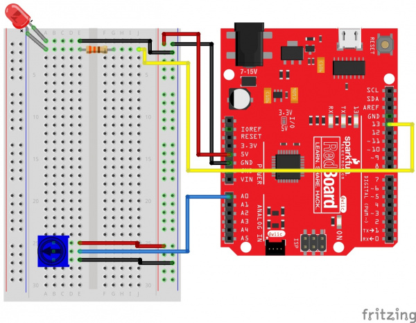 Circuit 2 Fritzing diagram