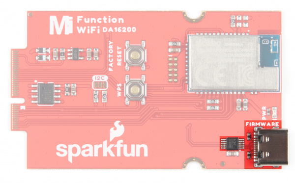 CH340 and USB C are highlighted on the function board