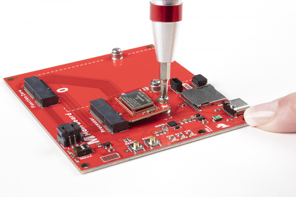 Main board with Processor Board screwed in