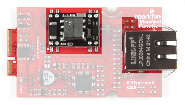 Highlighting Power Components and M2 Connector