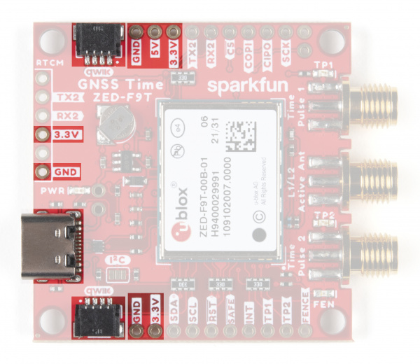 Photo highlighting power inputs/outputs