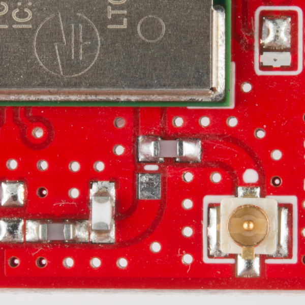 CC3000 Breakout configured for extrenal antenna