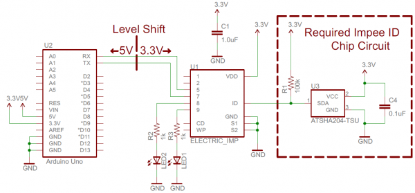 Imp-to-Arduino Schematic