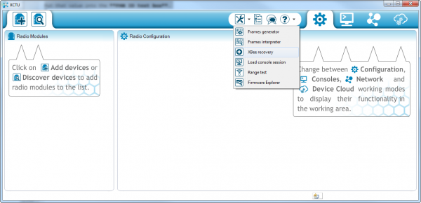 Opening XBee recovery