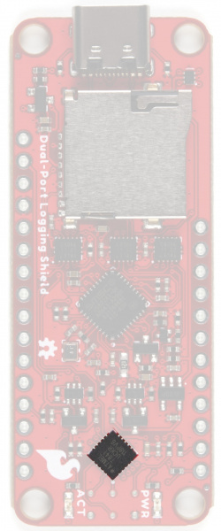 ATtiny is the chip towards the bottom of the board in the middle