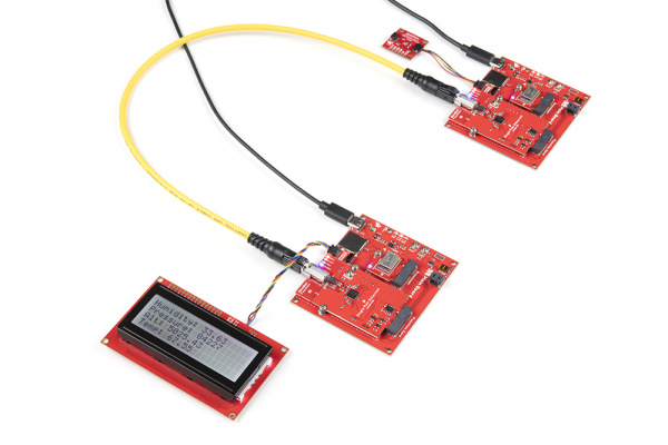 Completed BME / LCD Demo Circuit Assembly