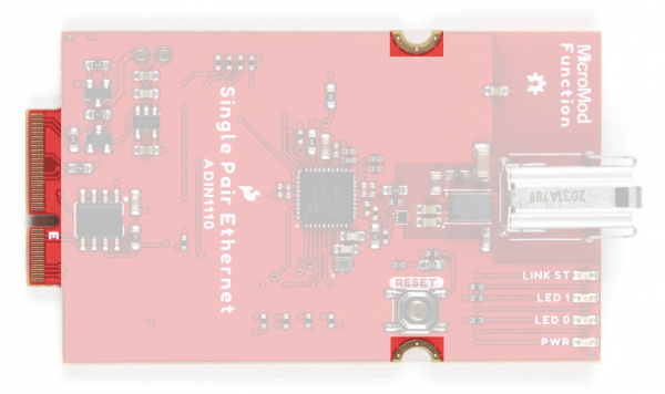 Highlighting the M2 connector amd mounting points