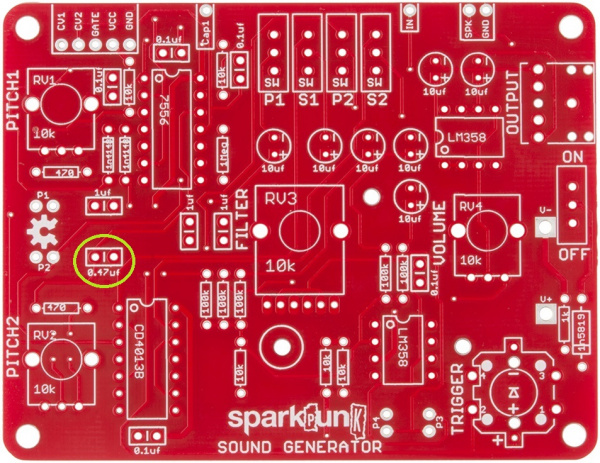 0.47µF Cap Locations
