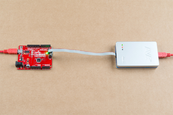 Atmel JTAG ICE3 Connected to RedBoard