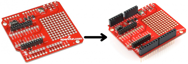 Xbee Shield Header Install