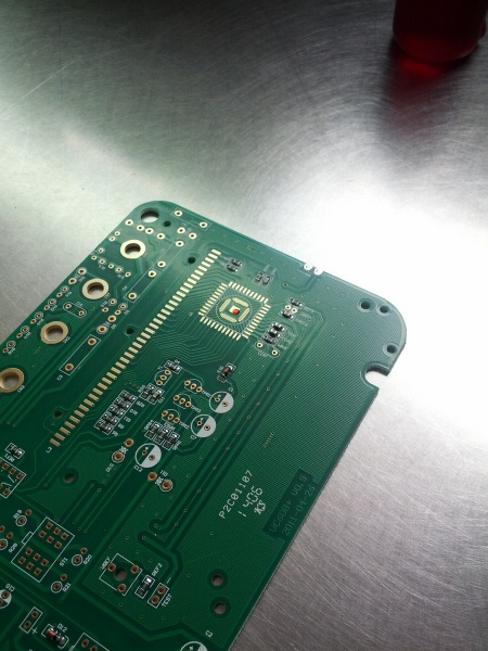 Glue dot on PCB