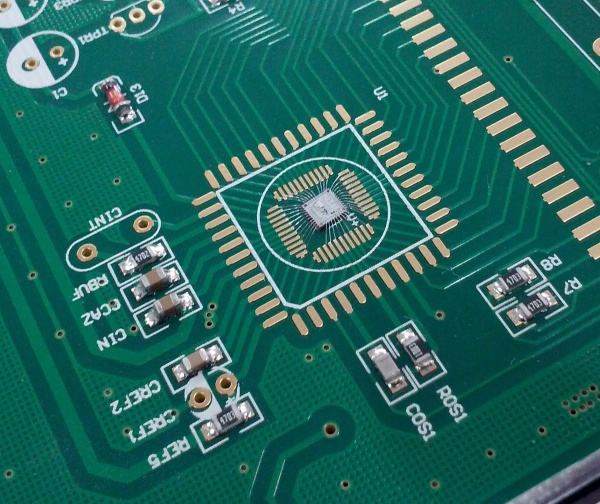 IC with hair like wire connections