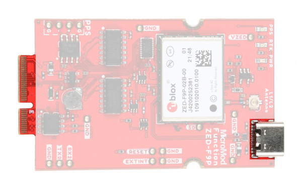 Image highlighting the USB-C and MicroMod connections.